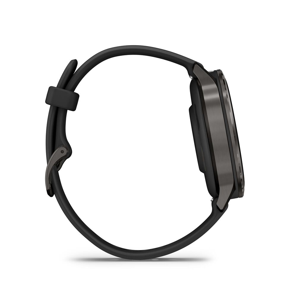 Garmin Venu 4  41 mm Slate with Black Silicone Band, , large