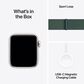 Apple Watch SE GPS + Cellular 40mm Starlight Aluminum Case with Lake Green Sport Loop, , large