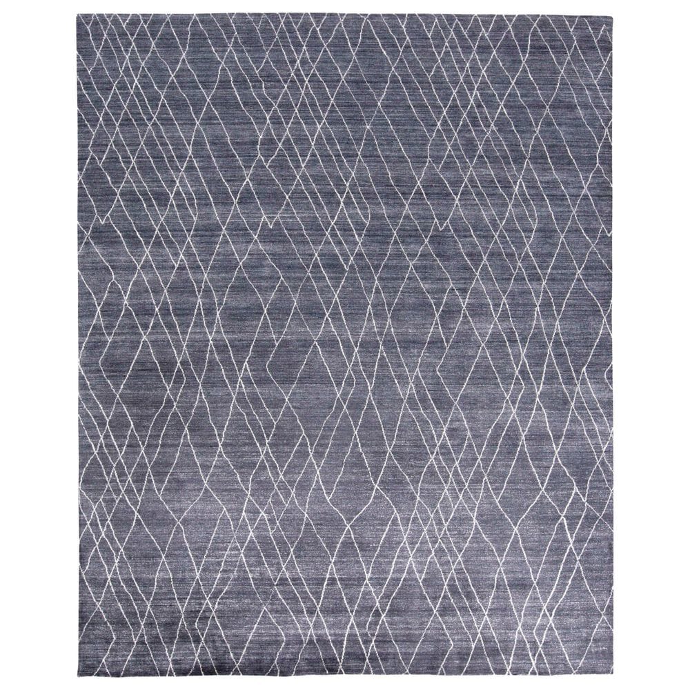 Feizy Lennox Transitional 8695F 5" x 8" Navy Area Rug, , large
