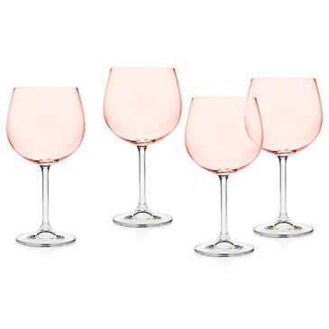 Godinger Silver Meridian Balloon Goblet in Blush (Set of 4), , large