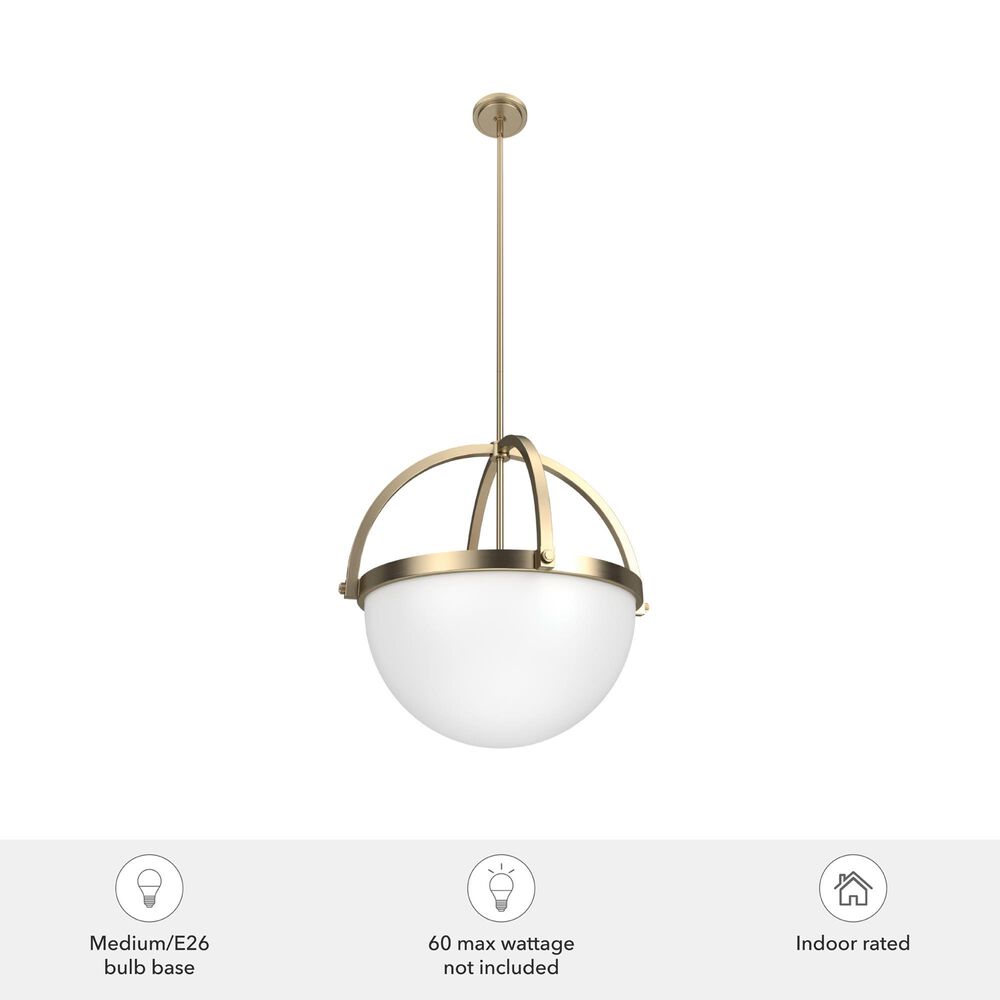 Hunter Wedgefield 4-Light Pendant in Alturas Gold, , large