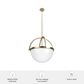 Hunter Wedgefield 4-Light Pendant in Alturas Gold, , large