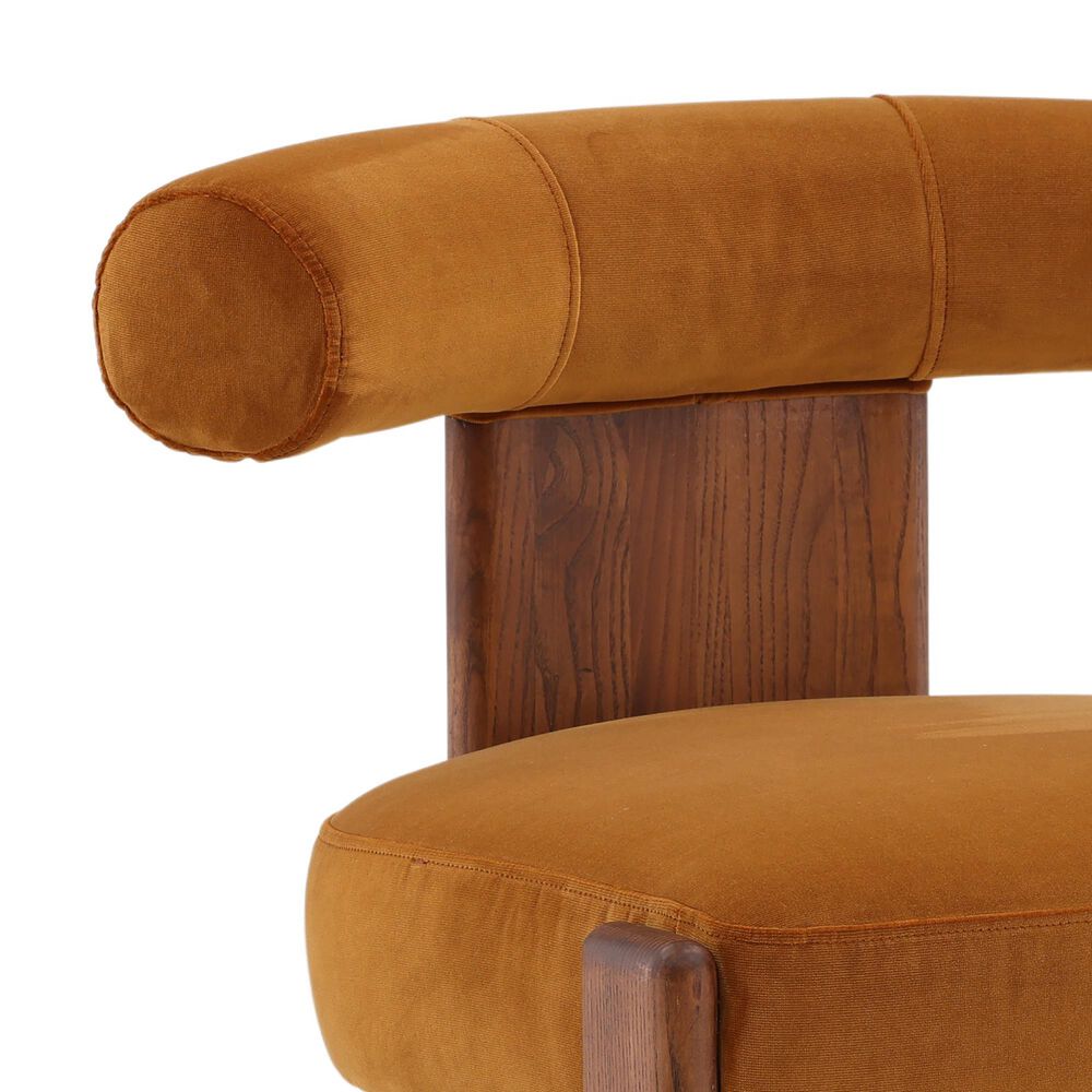 Blue Sun Designs Gwyneth Side Chair in Medium Brown, , large