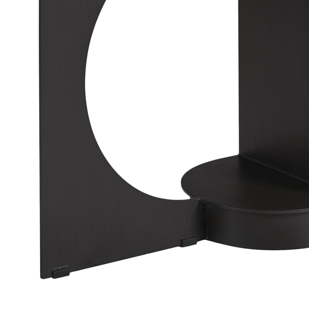 Lexington Furniture Zanzibar Novella Side Table in Dark Emperador and Dark Umber, , large