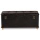 Baxton Studio Janna Storage Ottoman in Dark Brown, , large