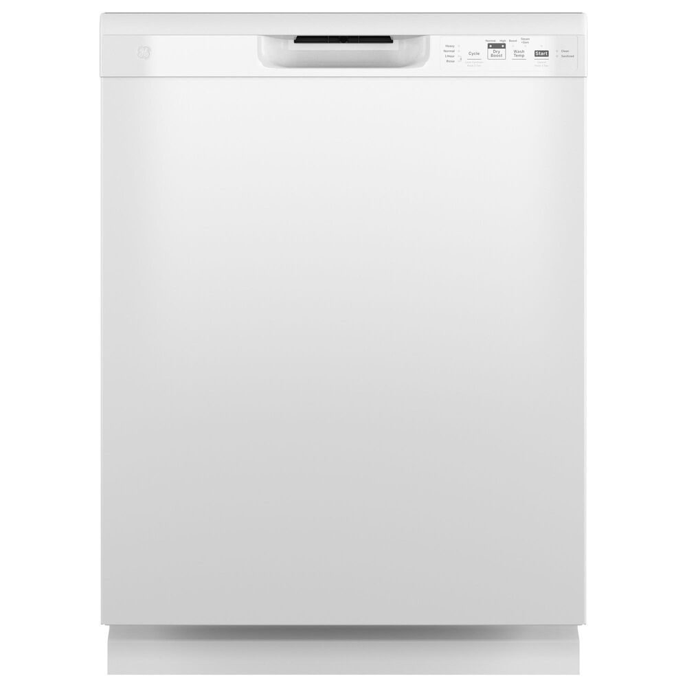 GE Appliances 24 " Built-In Dishwasher with Steam + Sanitize in White, , large