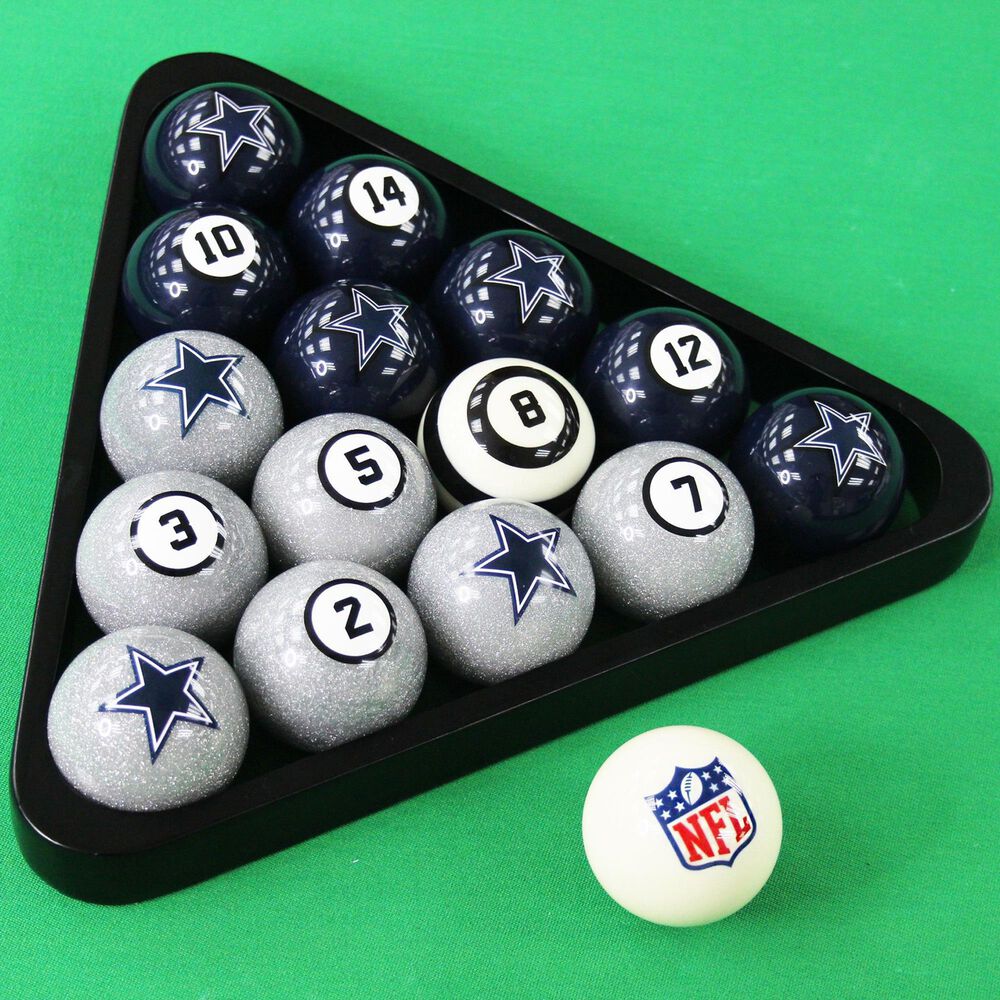 nfl pool table balls