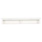 Maple and Jade 60" Wall Shelf in Distressed White and Brown, , large