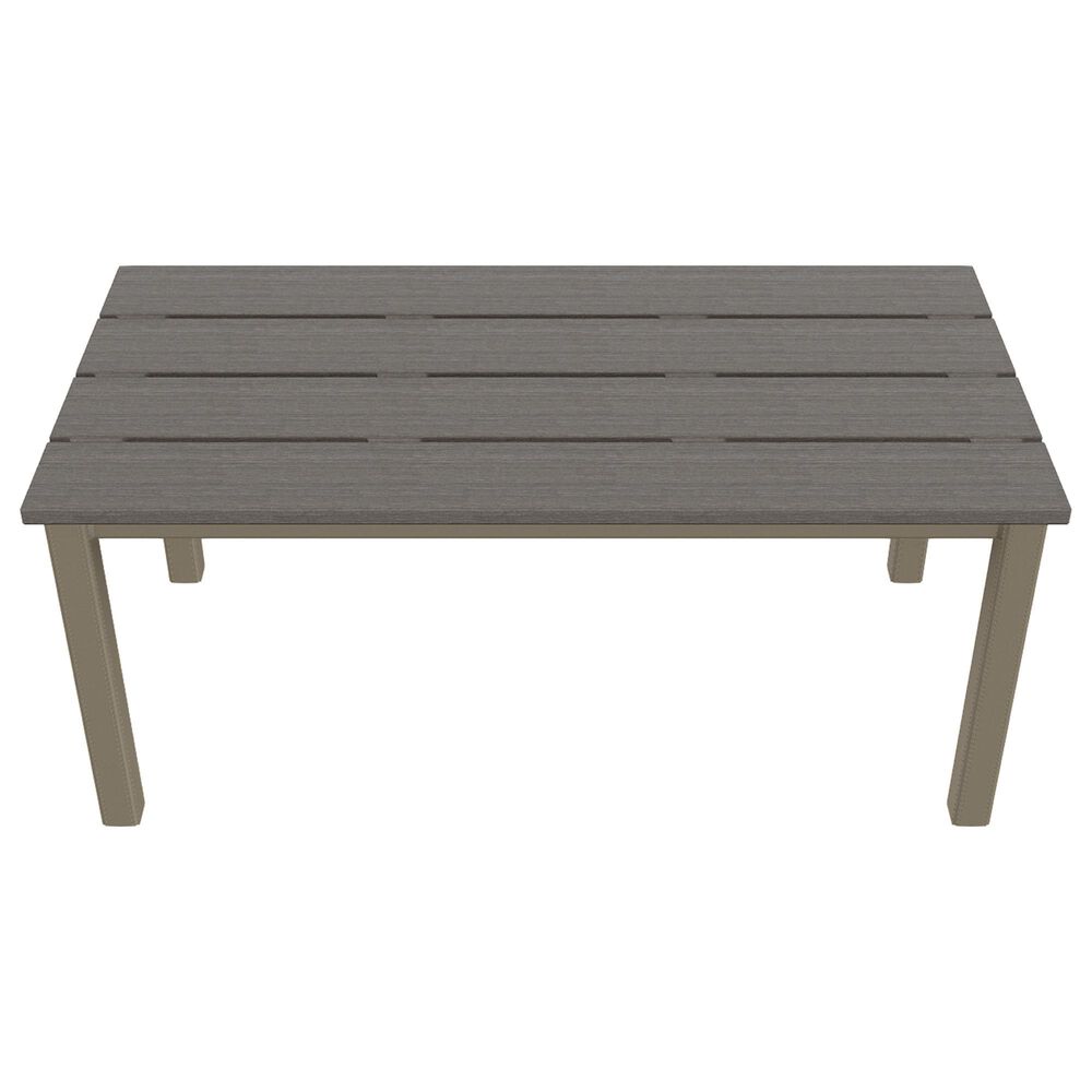 Telescope Casual Furniture Outdoor Rectangular Coffee Table in Boardwalk and Storm, , large