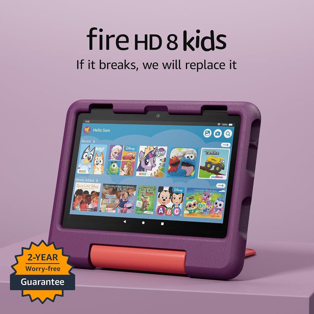 Amazon Fire HD 8 &#40;2024 release&#41; 8&quot; 32GB Tablet in Grape, , large