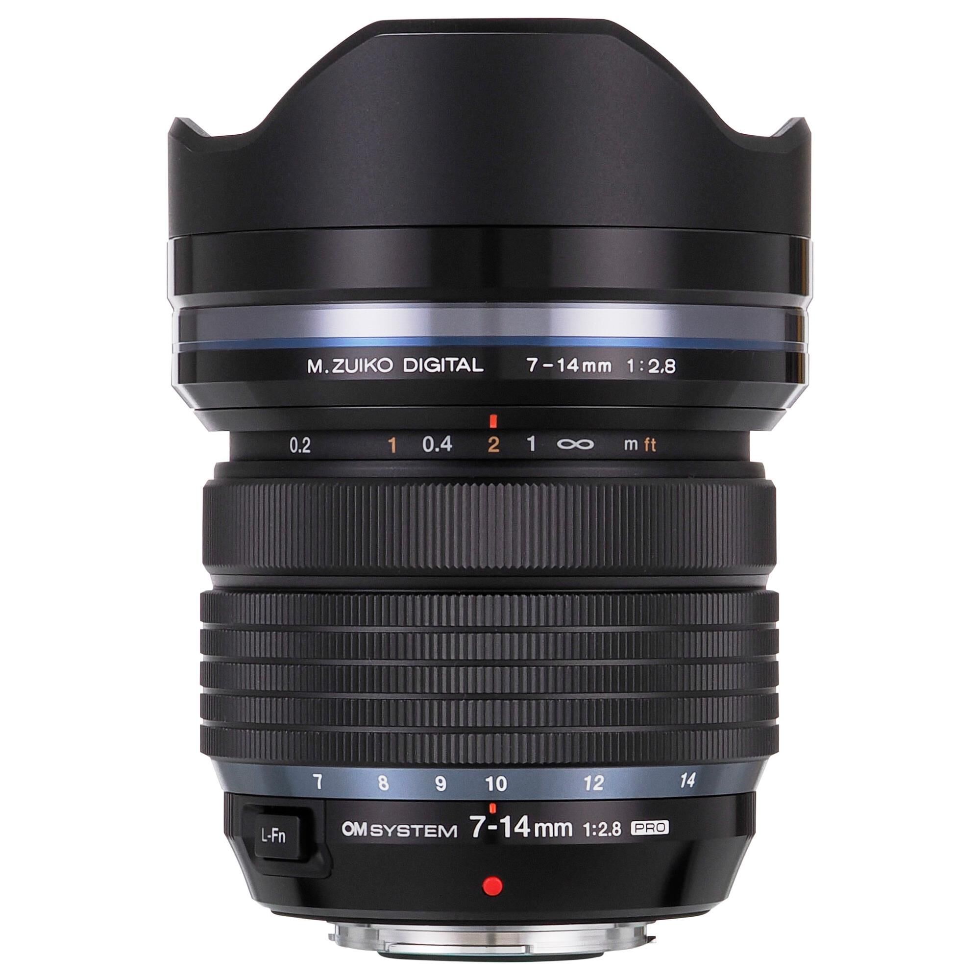 OM- System M.Zuiko Digital ED 7-14mm f/2.8 Pro Lens in Black
