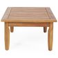 Hearth and Haven Aston 2-Piece Patio Chat Set with Gray Cushion in Teak, , large