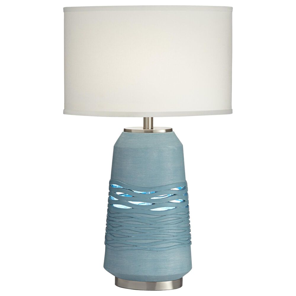 Pacific Coast Lighting Riverton Table Lamp in Med.Blue-Ocean, , large