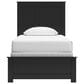 Ashley Maribel Twin Panel Bed in Black, , large