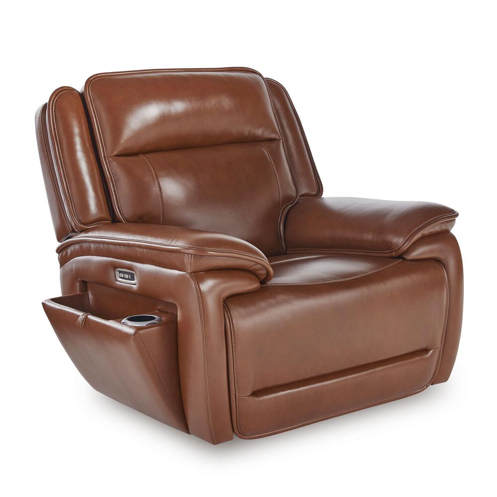 Ashley Healy Pier Power Recliner in Chocolate, , large