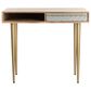 Safavieh Leni Desk in Natural/Brass, , large