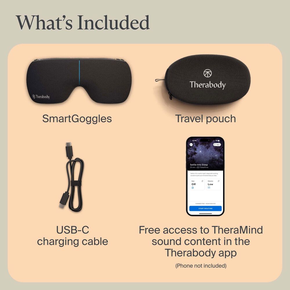 Therabody Smart Goggles 2.0 in Black, , large