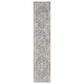 Nourison Astra Machine Washable 2"2" x 10" Grey and Blue Runner, , large