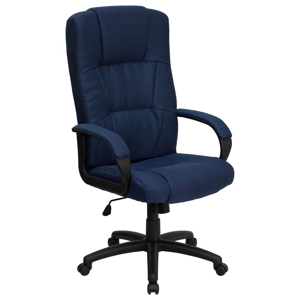 Flash Furniture Executive Swivel Chair in Blue, , large