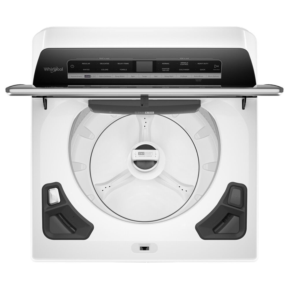 Whirlpool 5.2 Cu. Ft. Top Load Washer with 2-In-1 Removable Agitator in White, , large