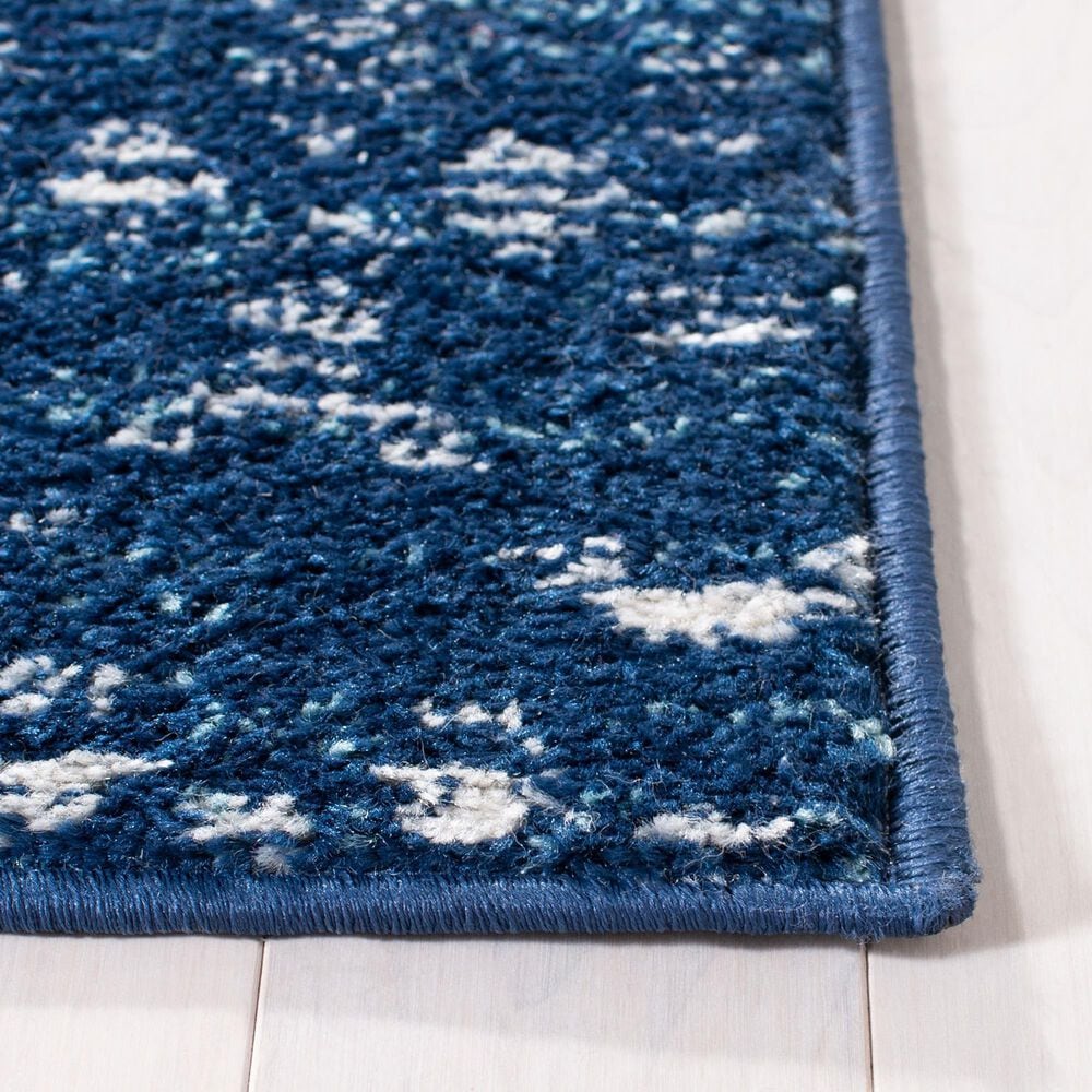 Safavieh Tulum 2&#39; x 8&#39; Blue and Ivory Runner, , large