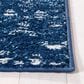 Safavieh Tulum 2" x 8" Blue and Ivory Runner, , large