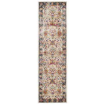 Safavieh Madison MAD609D 2"2" x 10" Cream and Navy Runner, , large