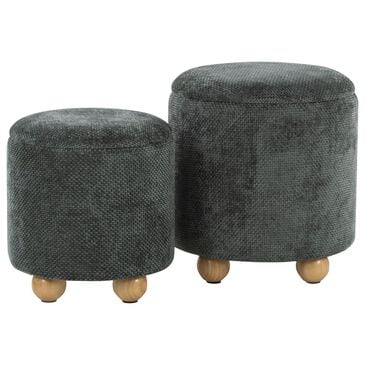 Lumisource Bacci 2-Piece Ottoman Set in Green, , large