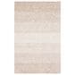 Safavieh Micro-Loop Geometric 5" x 8" Beige and Ivory Area Rug, , large