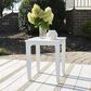 Linon Home Decor Claiborne Square Side Table in White, , large