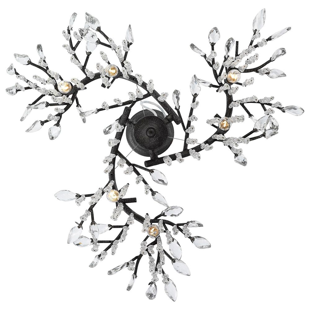 Golden Lighting Autumn Twilight 6-Light Chandelier in Black, , large