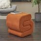 Maple and Jade 20" Boucle Accent Ottoman in Copper, , large