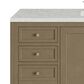 James Martin Vanities Chicago 60" Single Bathroom Vanity in Walnut Whisper with 3 cm Eternal Jasmine Pearl Quartz Top, Rectangular Sink and FreePower Wireless Charger, , large
