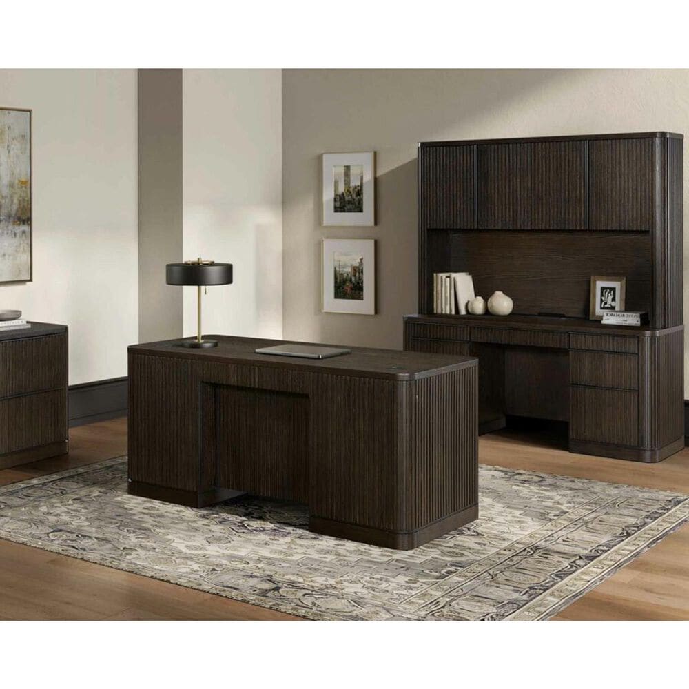 Wycliff Bay Tulane 68&quot; Executive Desk in Dark Chocolate, , large