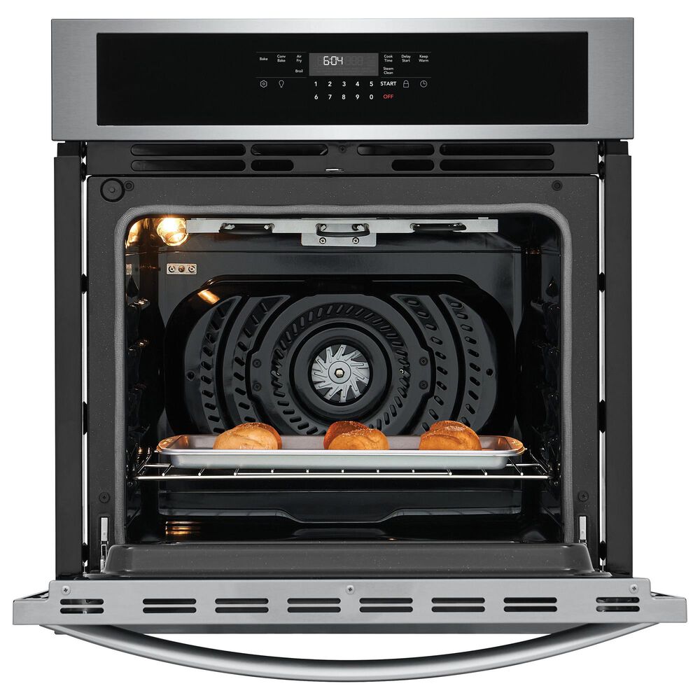 Frigidaire 27" Single Wall Oven with Air Fry in Stainless Steel, , large
