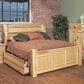 A-America Amish Highlands Queen Storage Bed in Natural Finish, , large