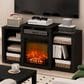 HOMLUX 53" TV Stand with Electric Fireplace in Americano, , large