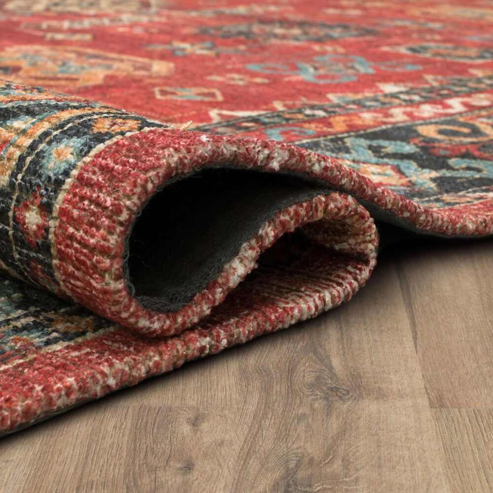 Karastan Zula Mombasa 8&#39; x 10&#39; Red Area Rug, , large