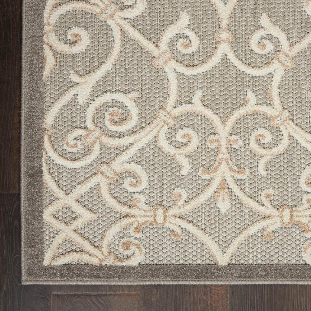 Nourison Aloha Damask 7&#39;10&quot; x 10&#39;6&quot; Natural Indoor/Outdoor Area Rug, , large