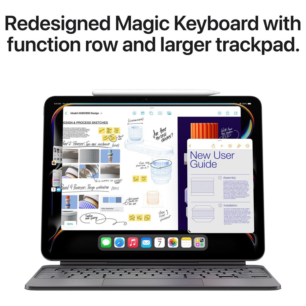 Apple iPad Pro 13-Inch M4 chip with Wi-Fi + Cellular - 256GB in Space Black, , large