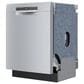 Bosch 300 Series 24" Built-In Recessed Handle Dishwasher with ADA Compliant in Stainless Steel, , large