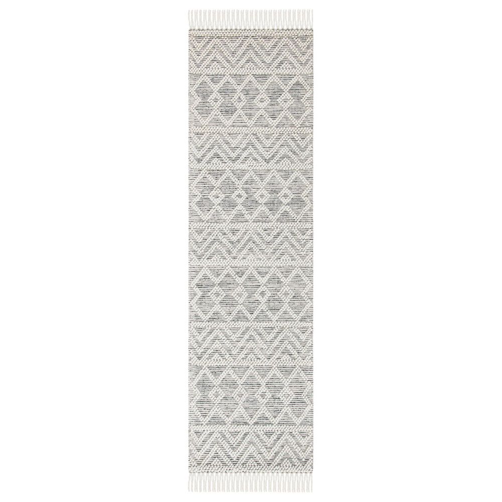 Safavieh Natura NAT353A 2"3" x 12" Ivory and Black Runner, , large