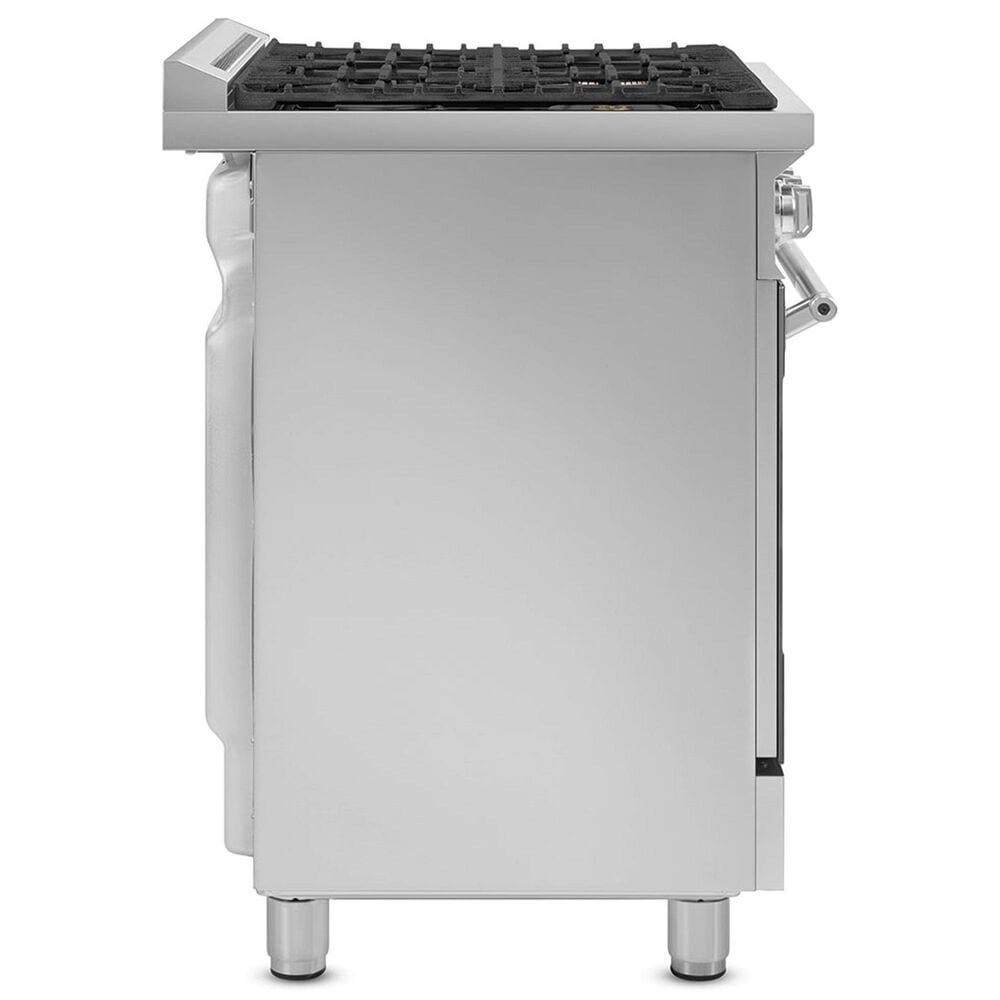 SMEG 4.45 Cu. Ft. Freestanding Dual Fuel Range in Stainless Steel, , large