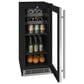 U-Line 15" Beverage Center in Stainless Frame, , large