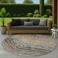 Dalyn Rug Company Lumara LM3 Pewter 8" Round Area Rug, , large