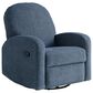 Lifestyle Solutions Paloma Manual Swivel Rocker Recliner in Blue, , large