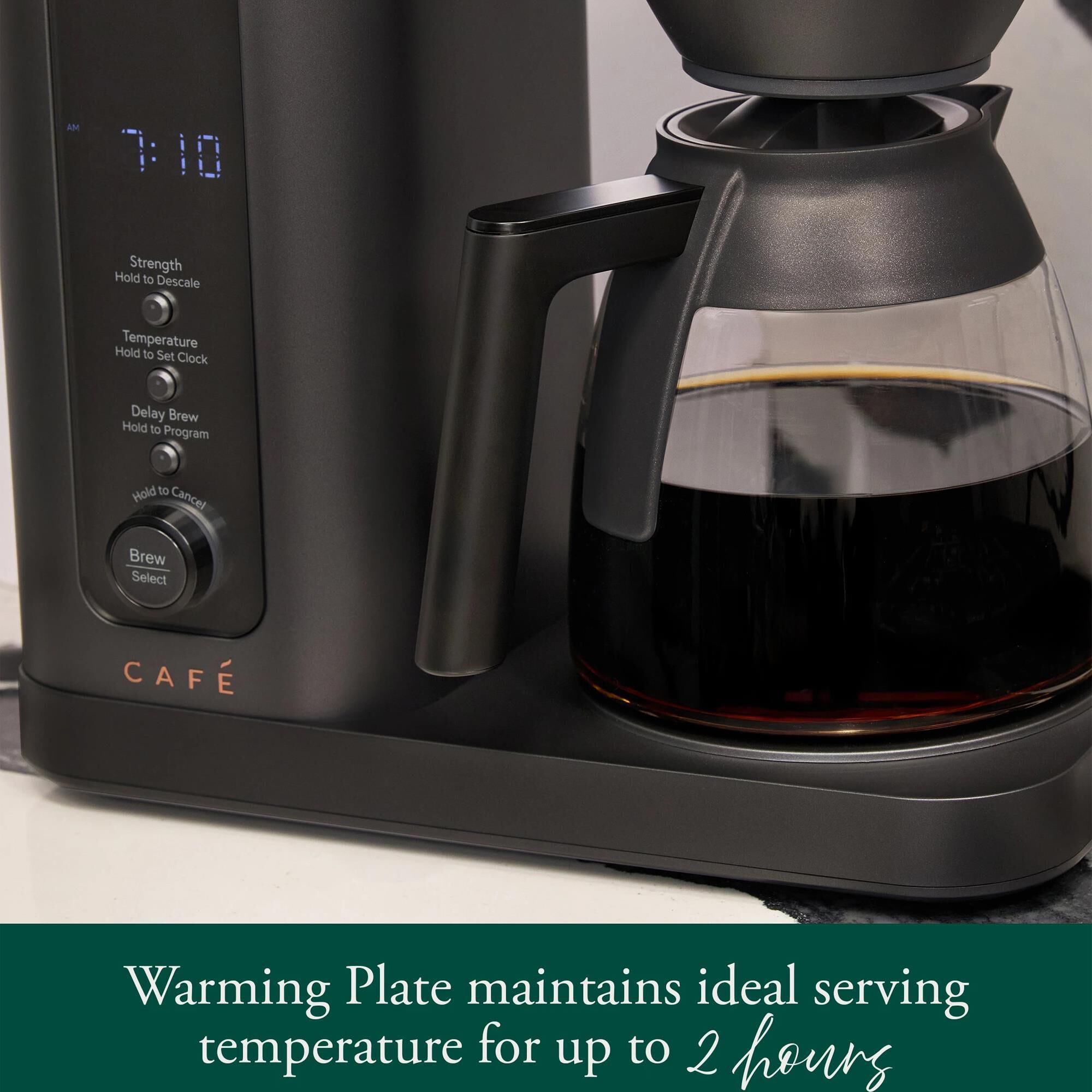 Cafe 10-Cup Specialty Drip Coffee Maker with Glass Carafe in Matte