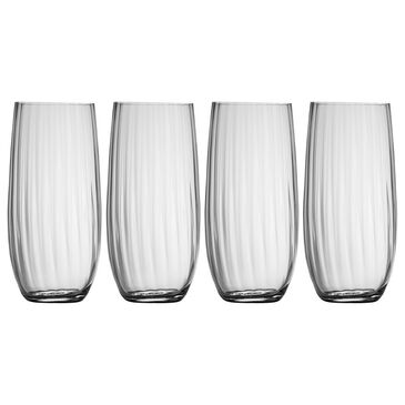 Belleek Pottery Erne Highball Glasses in Clear (Set of 4), , large