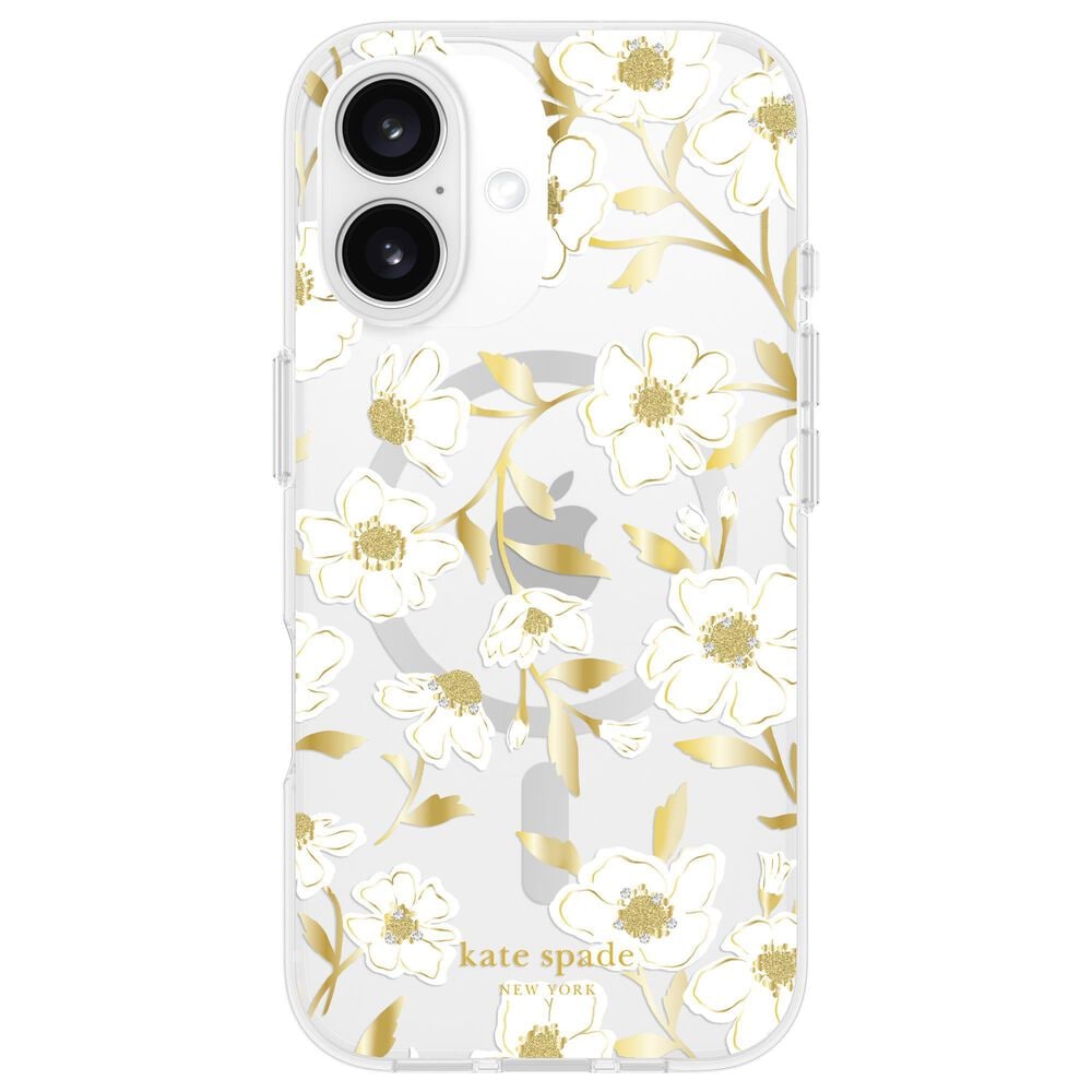 Kate Spade Protective MagSafe Case for iPhone 16 in Sunshine Floral, , large