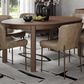 Jofran Carson Round Extension Table in Oak - Table Only, , large